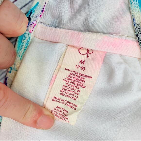 OP multicolored beach band gathered tie - Picture 5 of 5